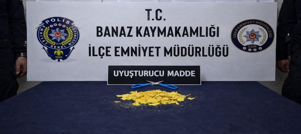 BANAZ'DA UYUŞTURUCU OPERASYONU