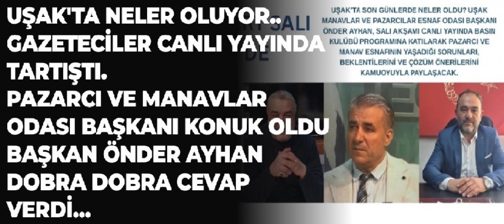 BAŞKAN ÖNDER AYHAN BASIN KULÜBÜ PROGRAMINA KONUK OLDU