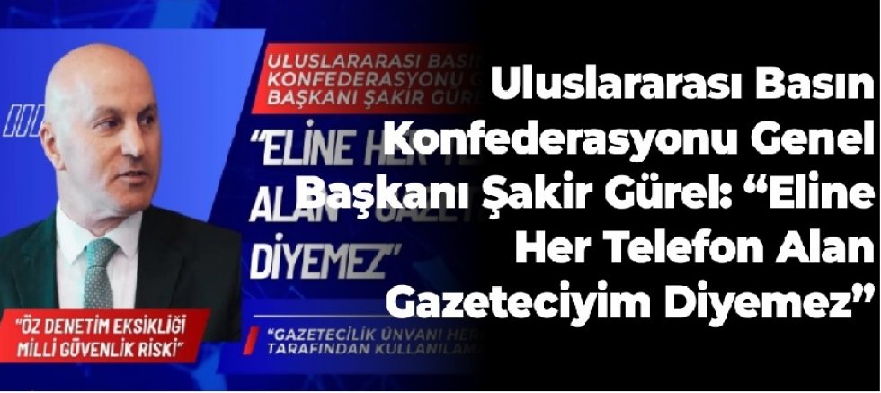 ŞAKİR GÜREL KÖKLÜ BİR YAPISAL DÖNÜŞÜM ÇAĞRISI YAPTI