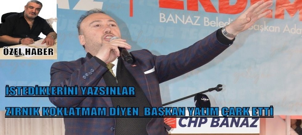 UŞAK BELEDİYE BAŞKANI ÖZKAN YALIM YEREL MEDYA KARŞISINDA PES ETTİ.