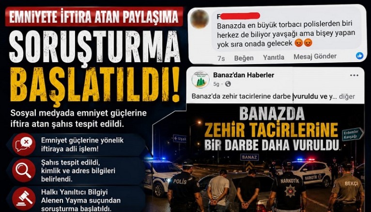 Sosyal Medyada Emniyete İftira İçerikli Yoruma Soruşturma!+