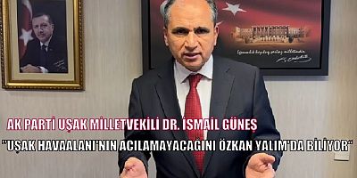 AK PARTİ UŞAK MV. GÜNEŞ BAŞKAN YALIM'I ÜSTÜ KAPALI BİR ŞEKİLDE BOŞ YAPMAKLA SUÇLADI.