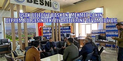 Başkan Çakın Deprem Bölgesinde Vali Ergün'le Buluştu