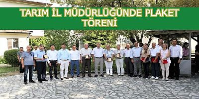 EMEKLİ OLAN PERSONELLER İÇİN PLAKET TÖRENİ DÜZENLENDİ