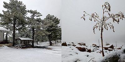 MURAT DAĞI'NA YILIN İLK KARI YAĞDI.