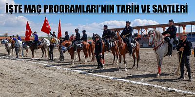 UŞAK BELEDİYESİ'NİN DÜZENLEDİĞİ ATLI CİRİT TURNUVASI BAŞLADI.