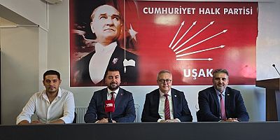 UŞAK CHP YENİ İL YÖNETİMİ BASIN AÇIKLAMASI YAPTI