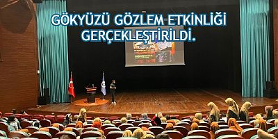 Uşak Gökyüzü Gözlem Etkinliği Gerçekleştirildi