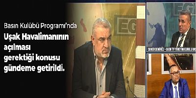 Uşak Havaalanı Bir An Önce Yeniden Açılsın