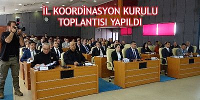 Uşak İl Koordinasyon Kurulu Toplantısı yapıldı