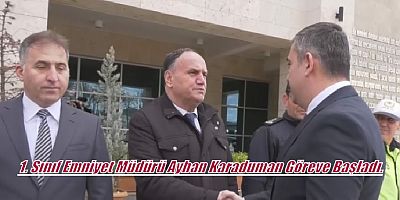 Uşak'ın Yeni Emniyet Müdürü Dün Törenle Görevine Başladı.