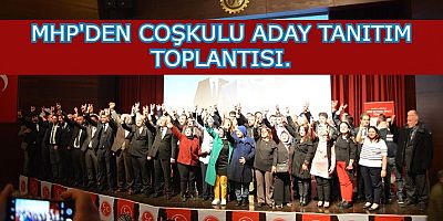 Uşak MHP Aday Tanıtım Toplantısı Yaptı.