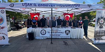 UŞAK'TA EL ELE GÜVENLİ GELECE PROJESİ