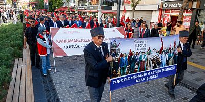 UŞAK'TA GAZİLER GÜNÜ TÖRENLERLE KUTLANDI
