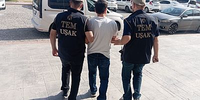 UŞAK'TA KESİNLEŞMİŞ CEZASI BULUNAN FETÖ ÜYESİ YAKALANDI.