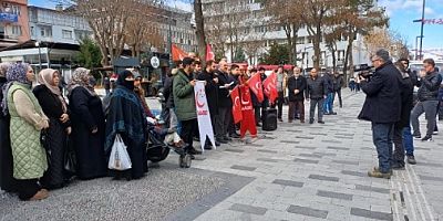 UŞAK'TA SAADET PARTİSİNDEN BASIN AÇIKLAMASI