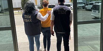 UŞAK'TA TERÖR ÖRGÜTÜ FETÖ DAVASINDAN KESİNLEŞMİŞ CEZASI OLAN KADIN YAKALANDI.