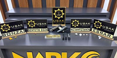 UŞAK'TA UYUŞTURUCU SATICILARINA DARBE 27 TUTUKLAMA