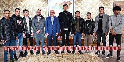 Uşak Üniversitesi Öğrencileri Deprem Bölgesinden Döndü