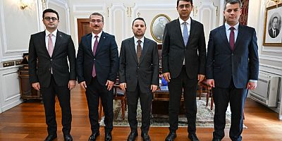 UŞAK VALİSİ DR. SERDAR KARTAL ADALET BAKANINI ZİYARET ETTİ.