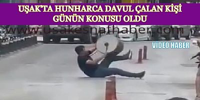 YOL ORTASINDA BİR ANDA DAVUL ÇALMAYA BAŞLADI VATANDAŞLAR BAKTI KALDI