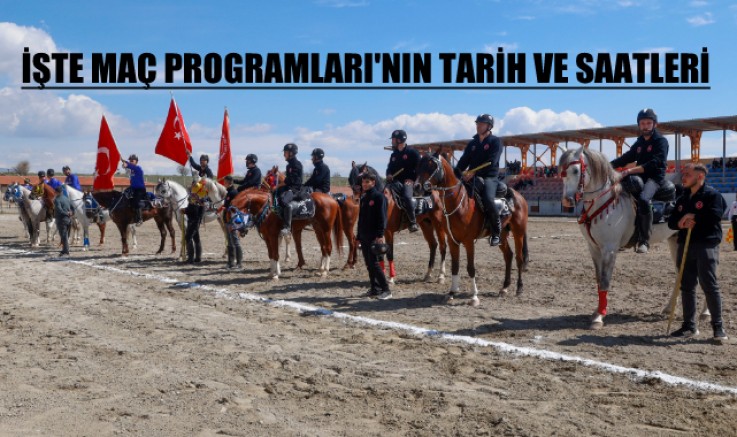 UŞAK BELEDİYESİ'NİN DÜZENLEDİĞİ ATLI CİRİT TURNUVASI BAŞLADI.