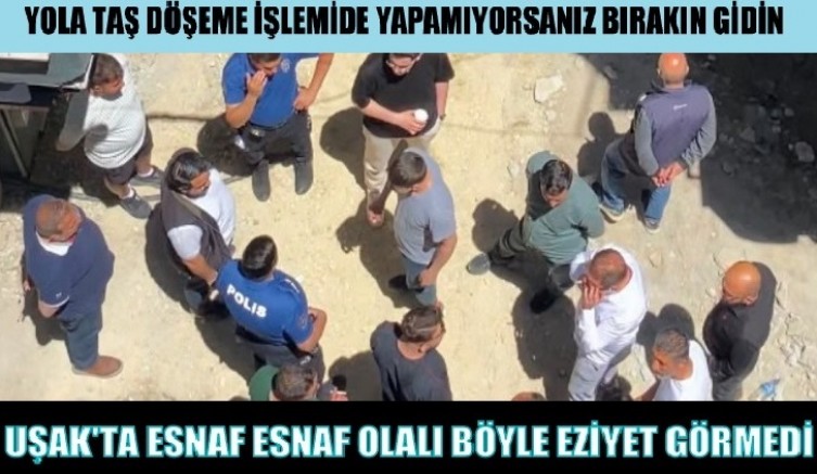 UŞAK'TA ESNAFIN CANINA TAK DEDİ, BELEDİYE'DE GÖREVLİ MÜHENDİSİ DÖVDÜ.